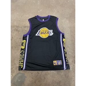 Los Angeles Lakers Jersey Mens XL Black NBA Basketball LeBron James Ultra Game